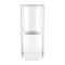 8" Clear Glass Cylinder Candle Holder by Ashland®